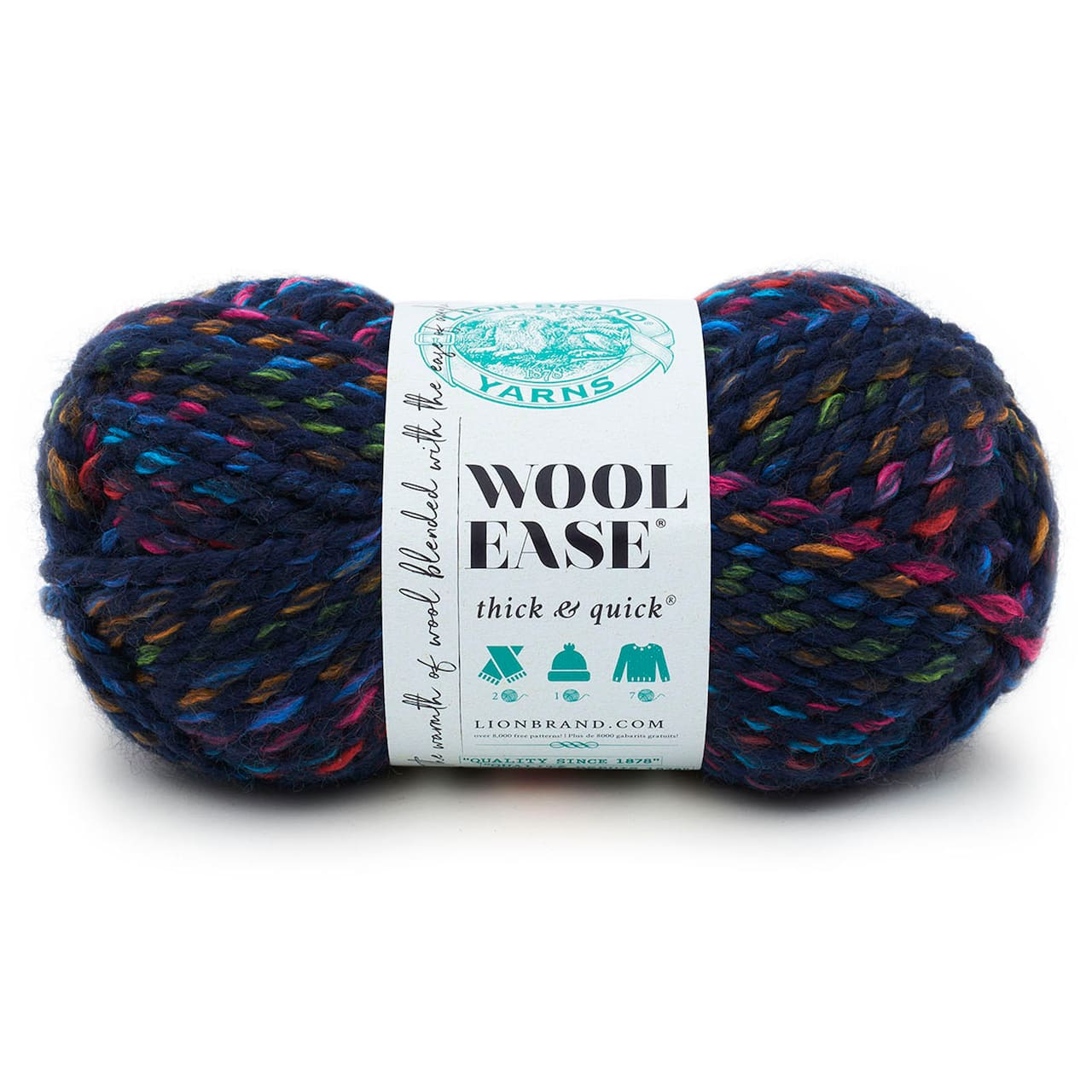 15 Pack: Lion Brand® Wool-Ease® Thick & Quick® Yarn, Prints, Stripes & Metallics
